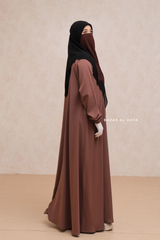 Brown Single Half Niqab - Super Breathable Veil