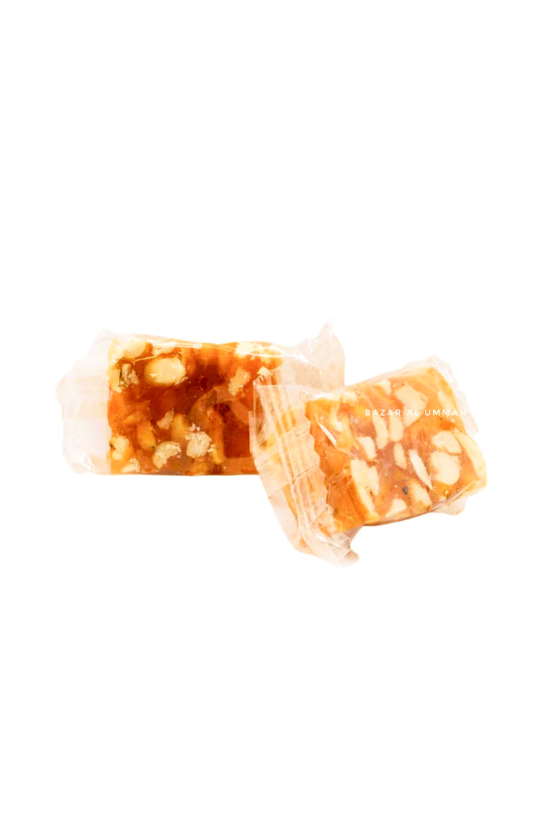 Halal Turkish Delight - Delicious Apricot Malban With Cashews