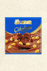 3 Pack Ulker Milk Chocolate Square Bar - Hazelnut