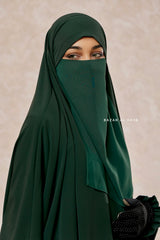 Emerald Single Half Niqab - Super Breathable Veil