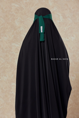 Emerald Green Single Layer Niqab - Super Breathable & Comfy