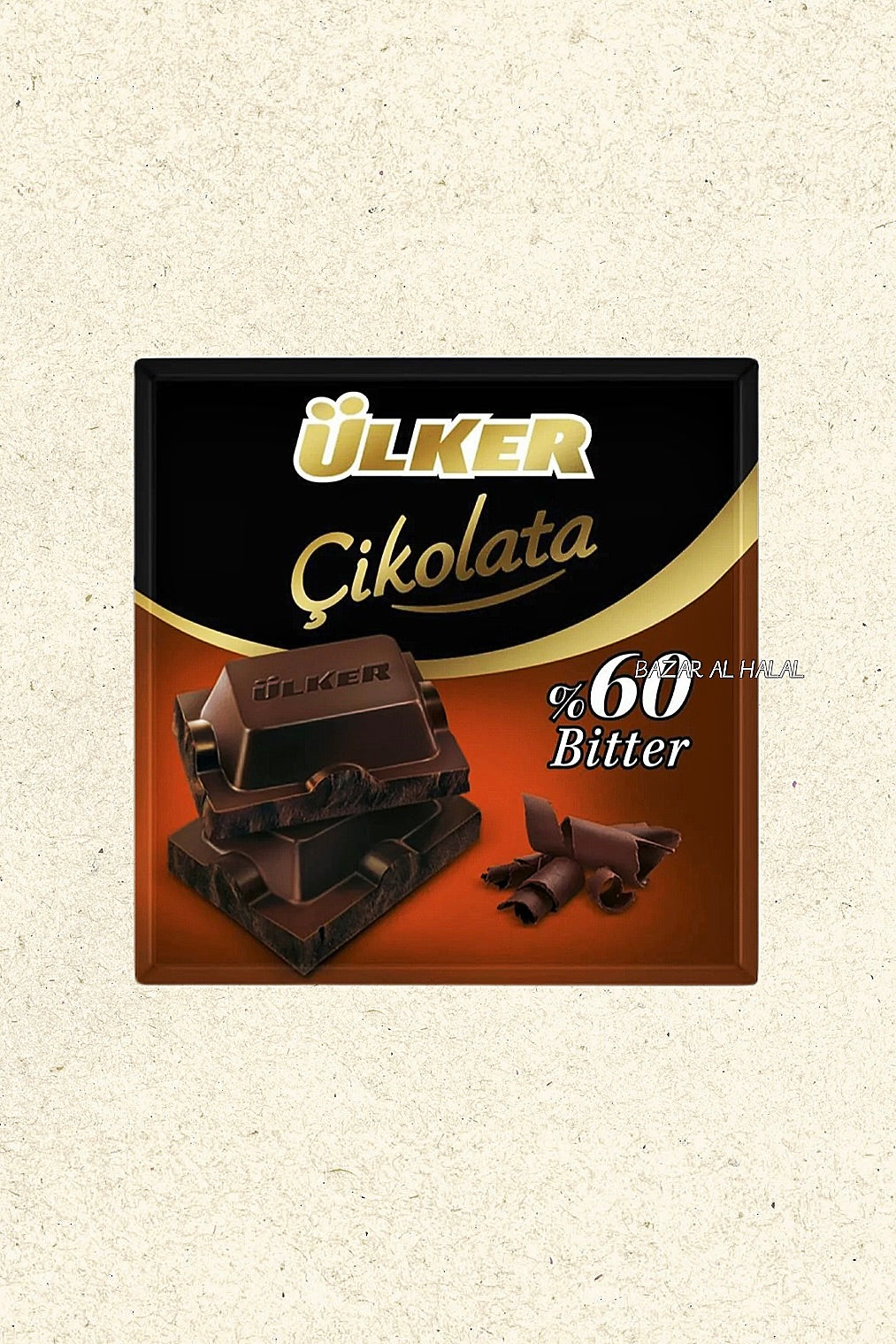 Ulker Cocoa Chocolate Square Bar 60 Bitter Bazar Al Haya