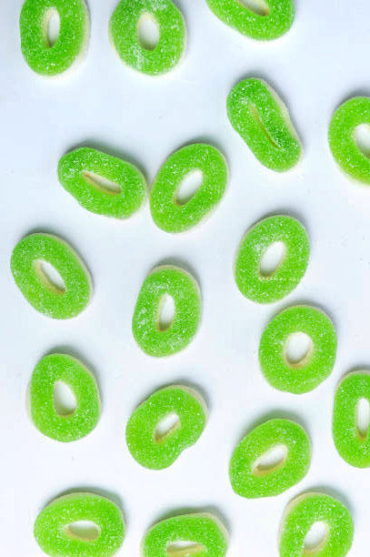 Halal Gummy - Sour Apple Rings