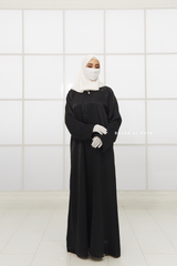 Nafisa Abaya - Soft Related Fit - Textured Satin