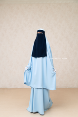 Single Layer Niqab In Dark Blue - Better Breathe