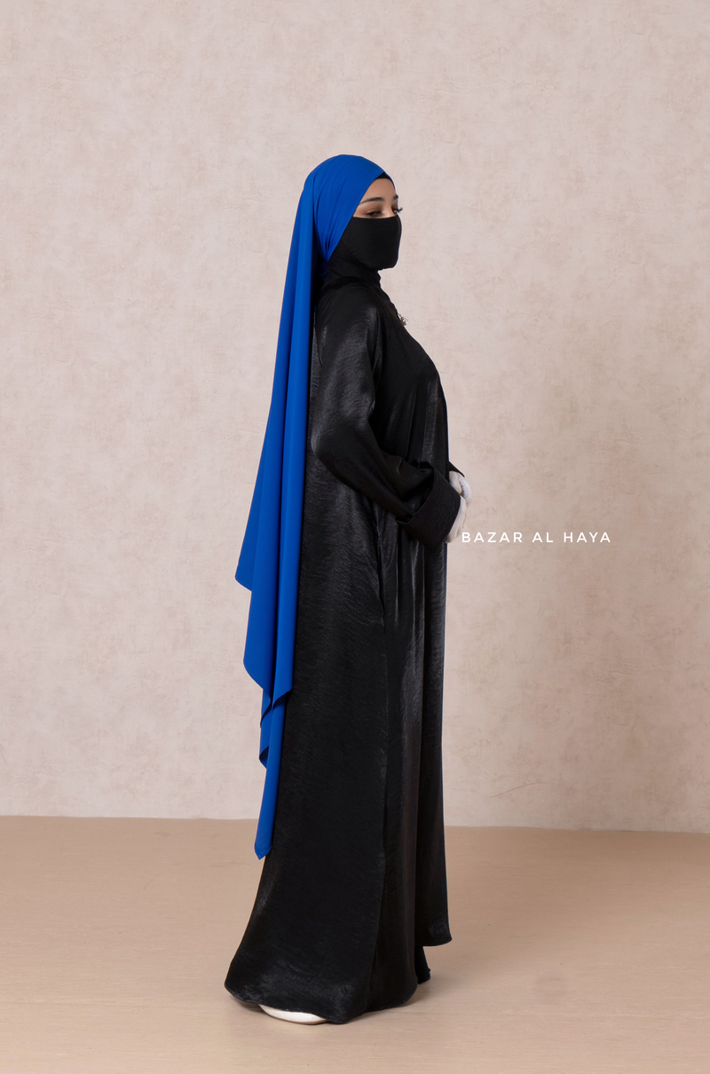 Nafisa Abaya - Soft Related Fit - Textured Satin